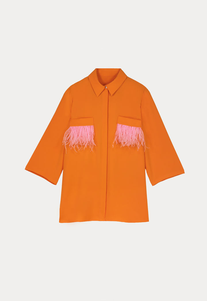 Pocket Fringes Shirt