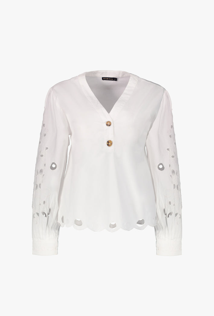 Trim Detailing Blouse