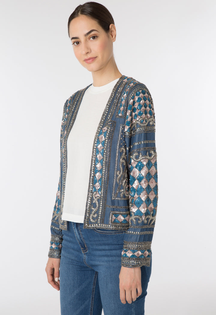 Embellished Tencel Jacket