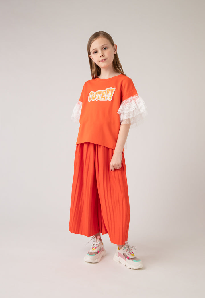 Jersey Pleated Culottes