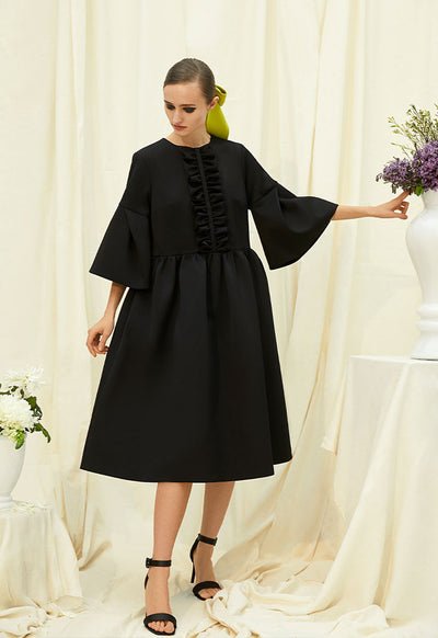 Wide Sleeves Dress