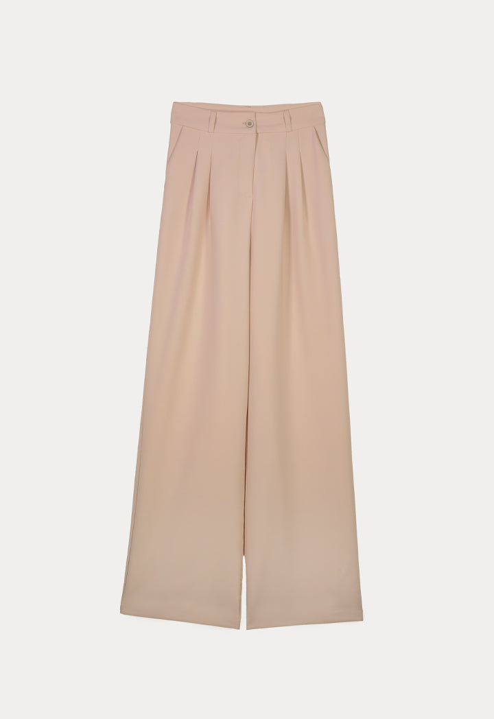 Full Length Straight Fit Solid Trousers