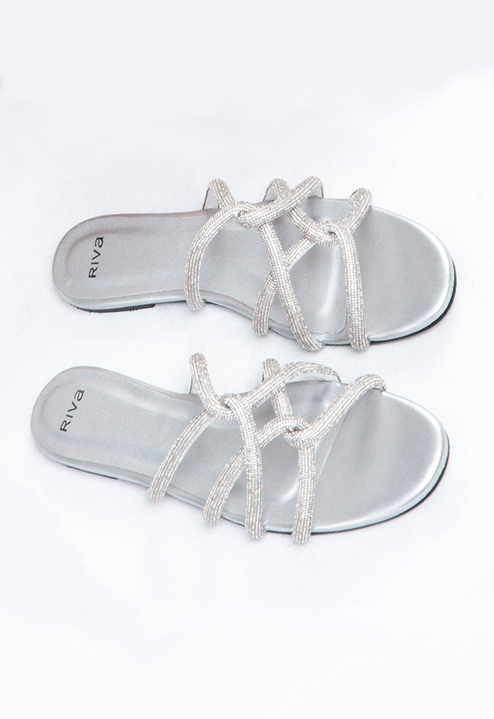 Moondust Crystal Slide Sandals