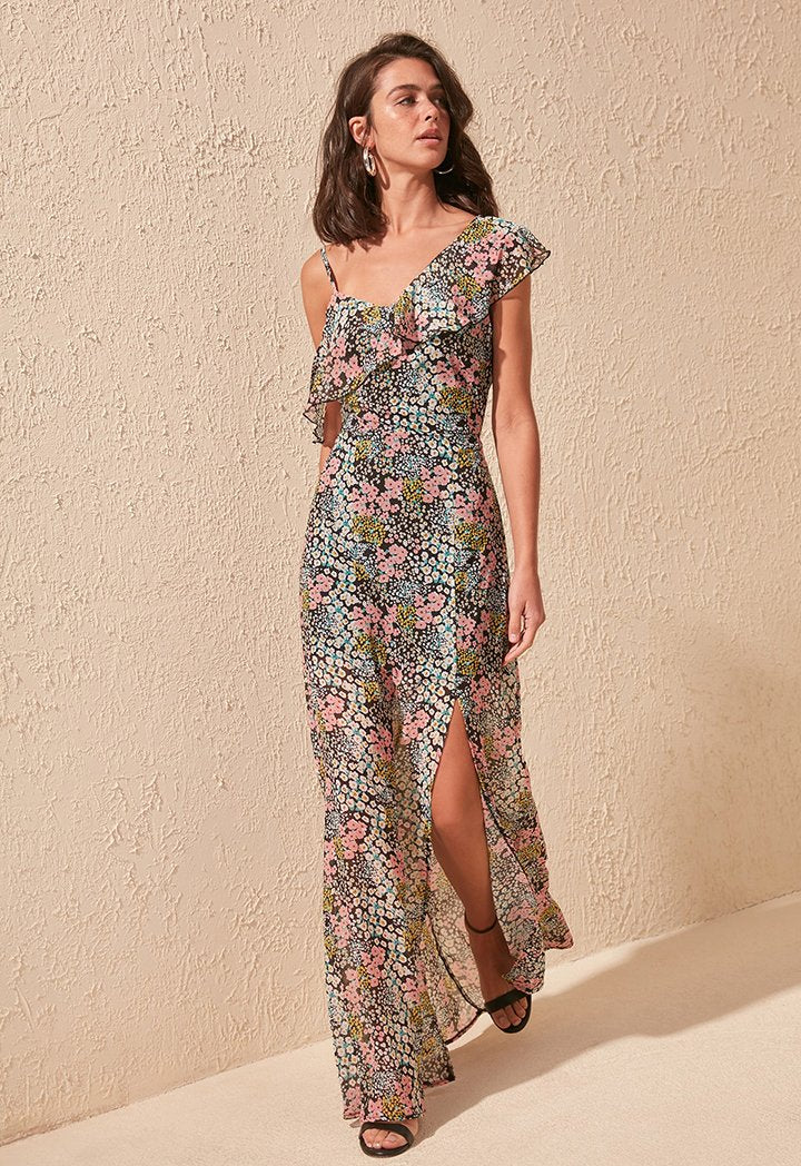 venus-printed-chiffon-dress