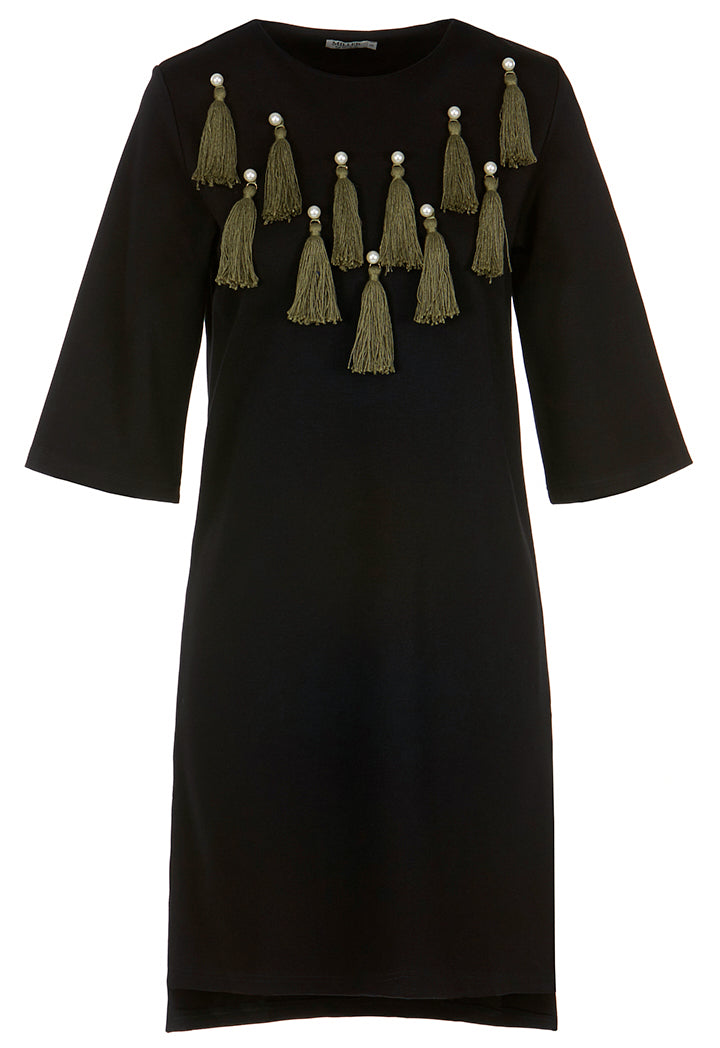 Tassled Detailing Dress - Fresqa