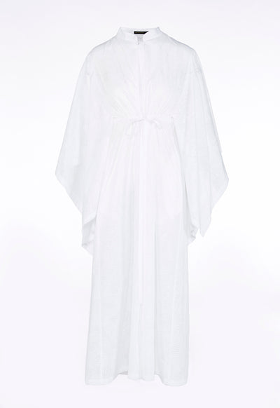 Cape Sleeve Translucent Dress - Fresqa