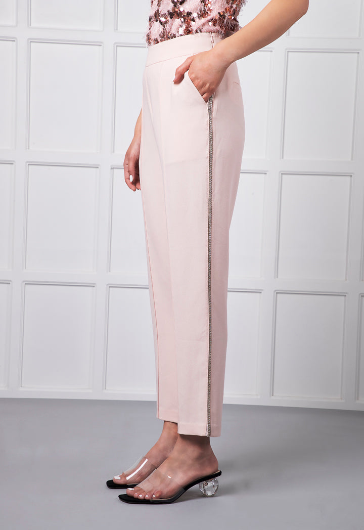 Side Stud Trim Trouser