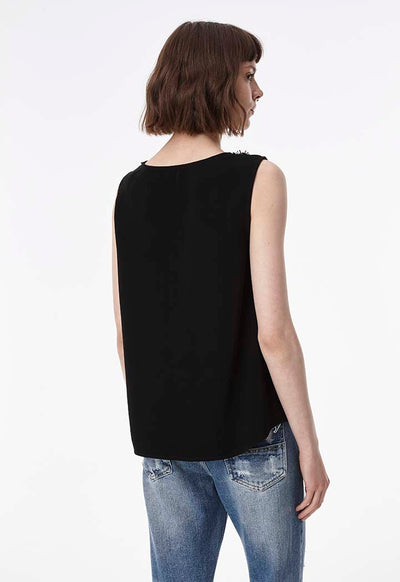 Sleeveless Sequins Top - Fresqa