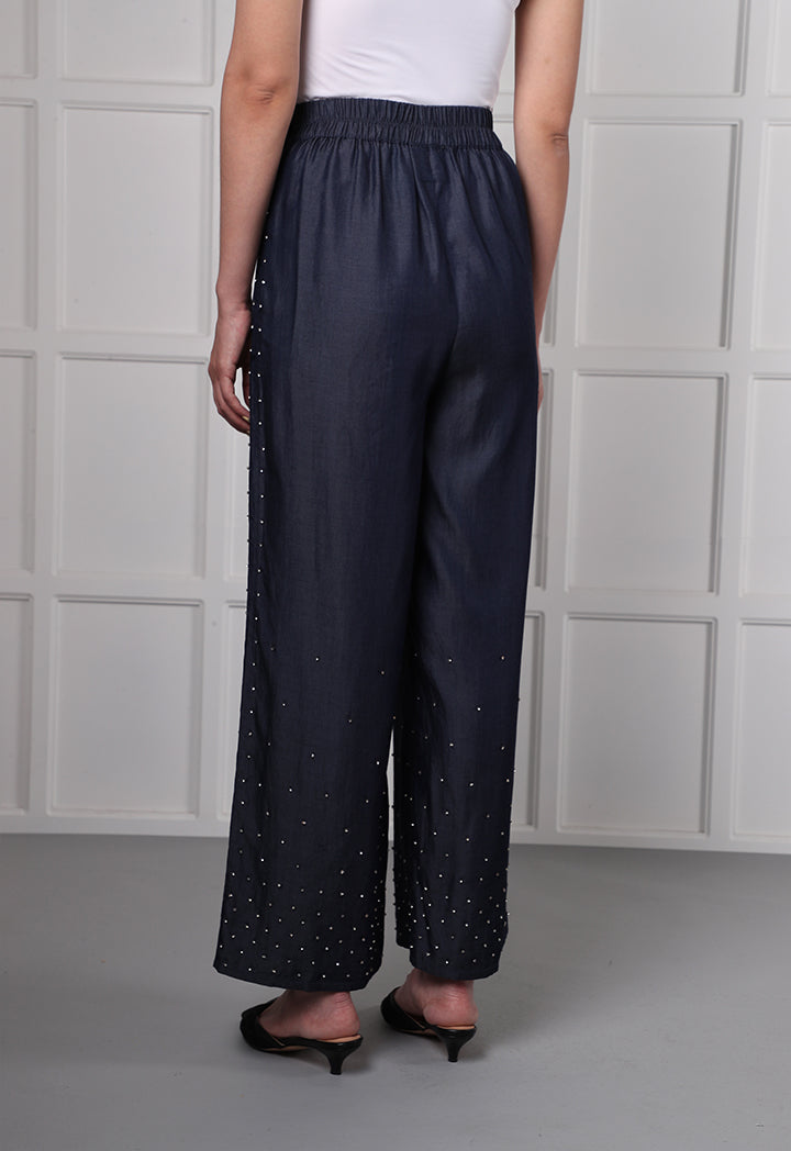 Studded Wide Leg Pants