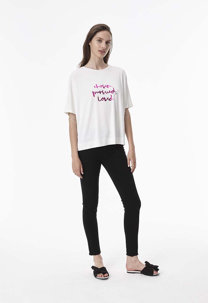 Foil Print T-Shirt