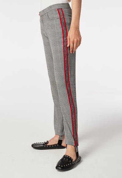 Checkered Stirrup Pant - Fresqa