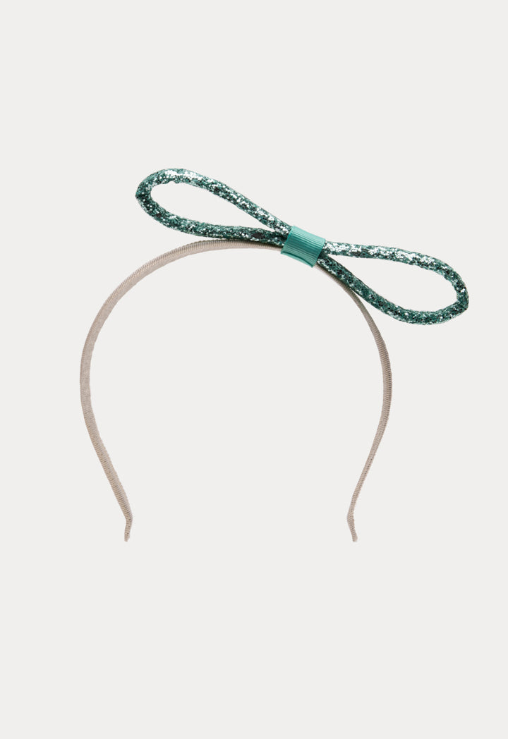 Lurex Lace Bow Tie Headband