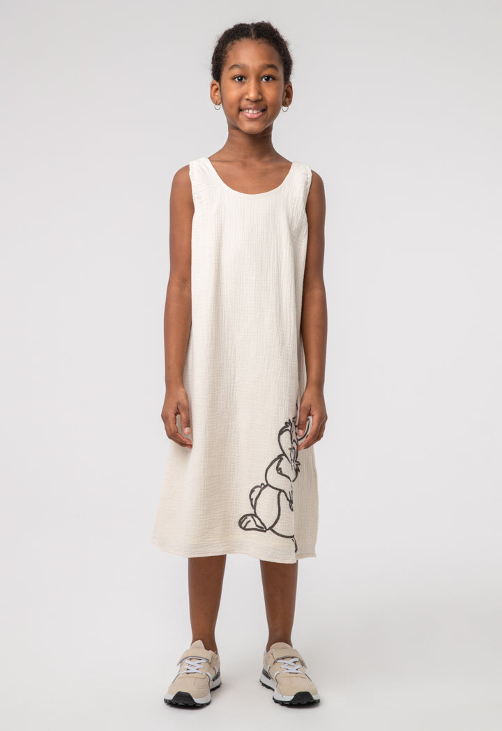 Disney Thumper Printed Viscose Dress