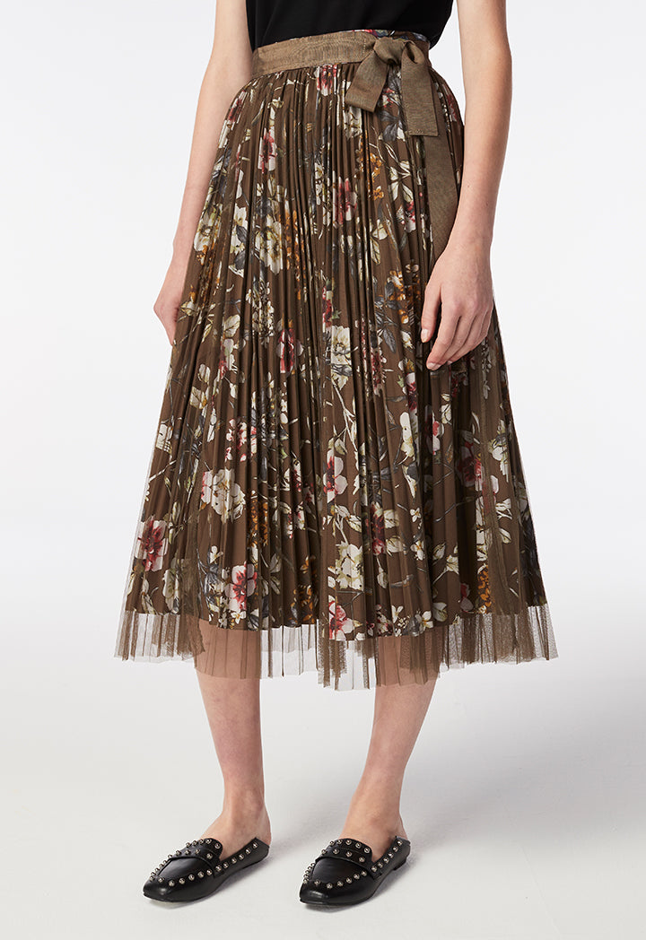 Floral Tulle Skirt - Fresqa