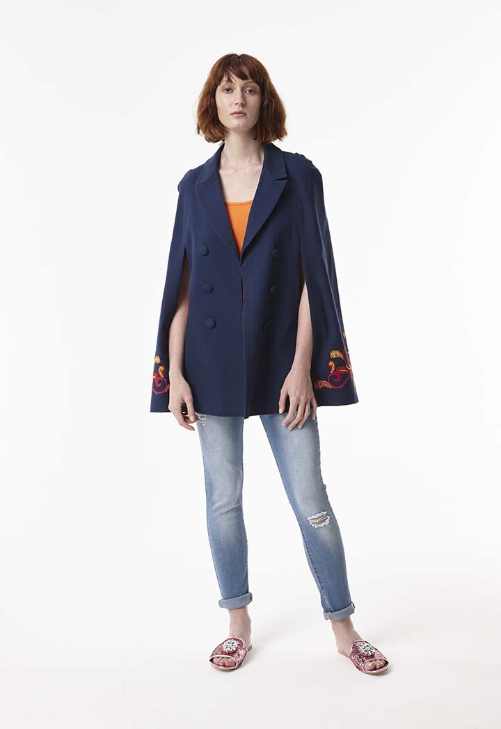 Cross Stitched Cape