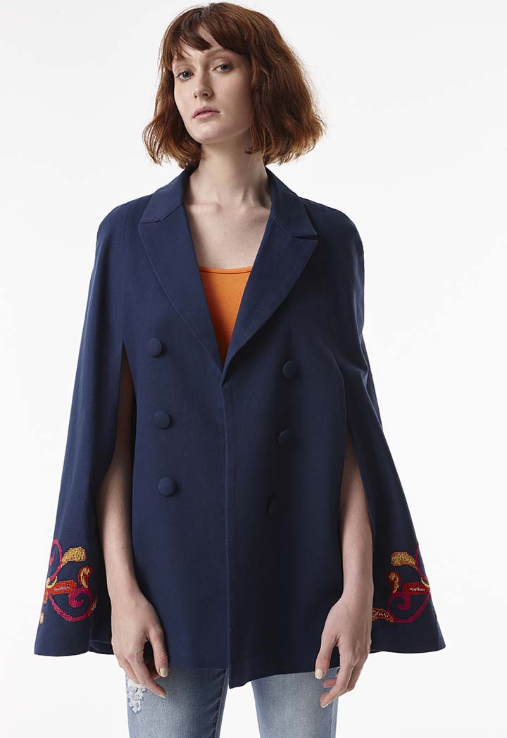Cross Stitched Cape