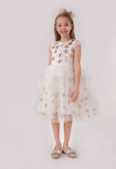 Star Patch Layer Dress