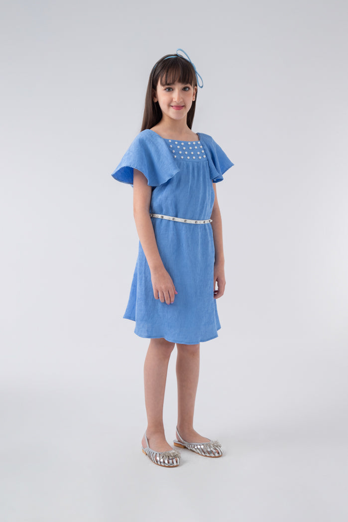 Square Neckline Dress