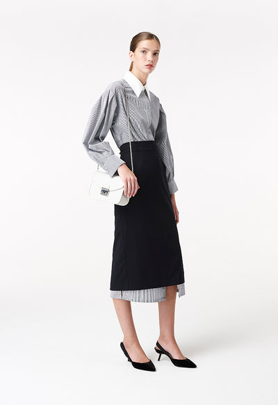 Solid Vent Skirt - Fresqa