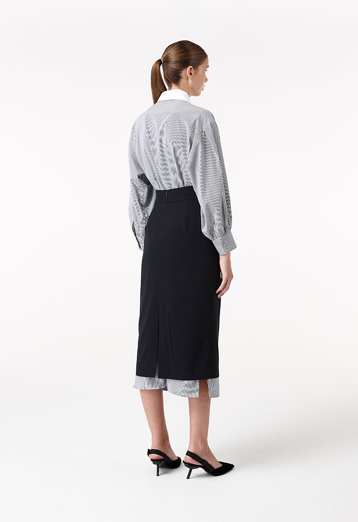 Colored Shirt Dress - Fresqa