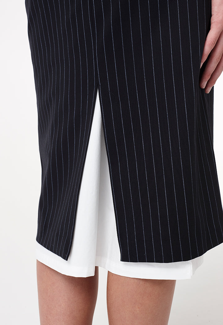 Stripe Pencil Skirt - Fresqa