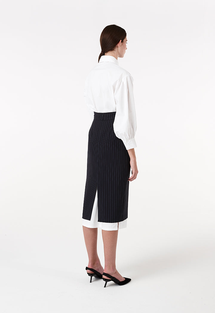 Stripe Pencil Skirt - Fresqa