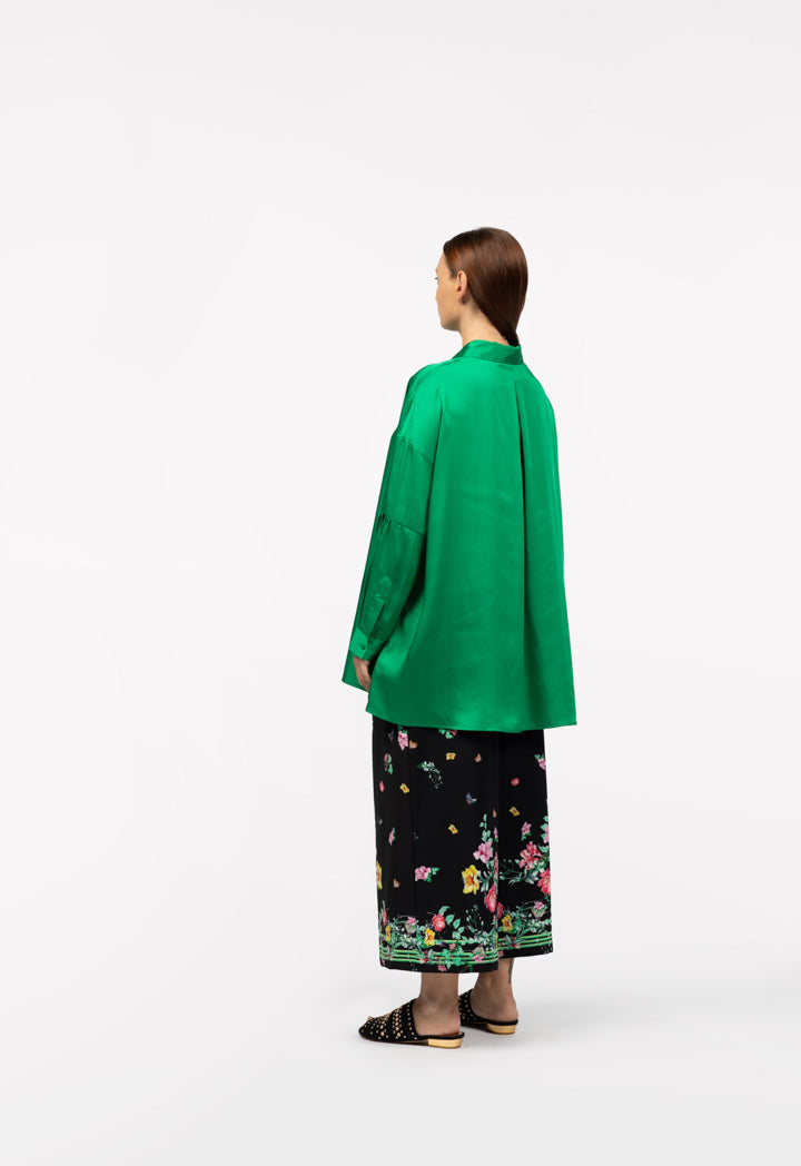 Oversized Seamed Sleeve Shirt