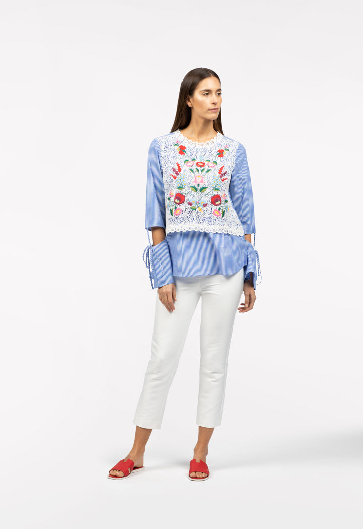Lace Embroidered Top