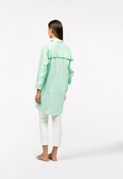 Frilled Raglan Shirt