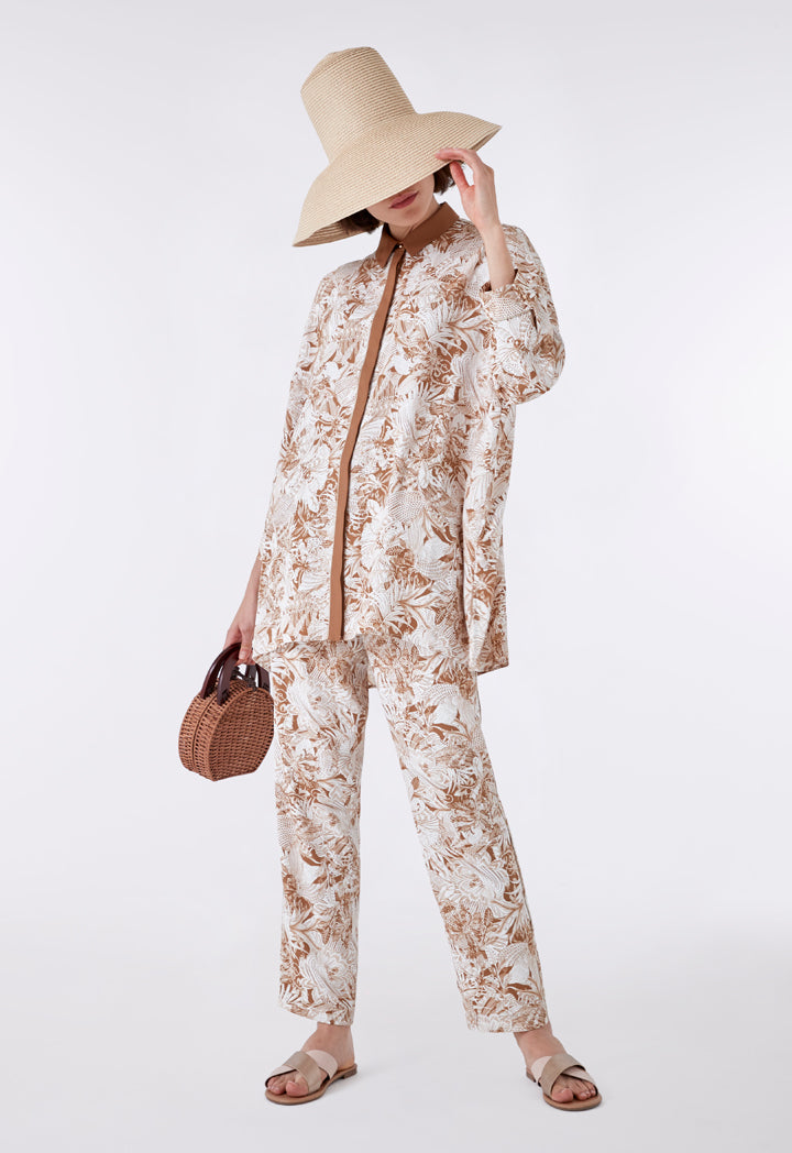 Floral Printed Trouser