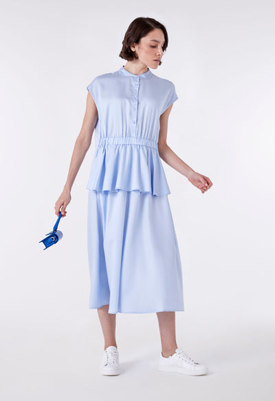 Front Peplum Dress
