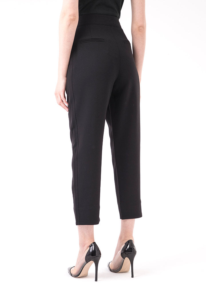 High Waist Crepe Trouser