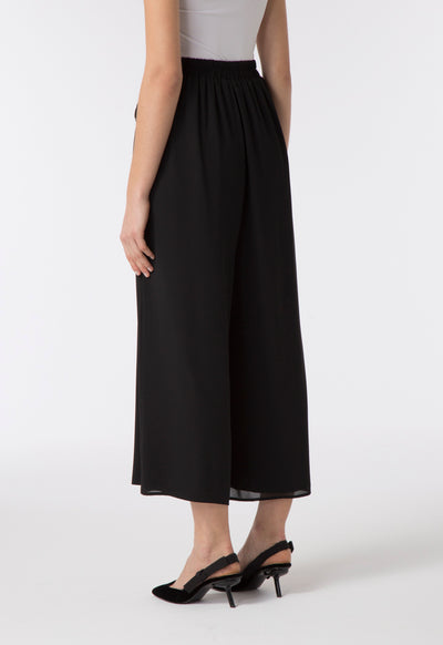 Overlap Chiffon Culottes