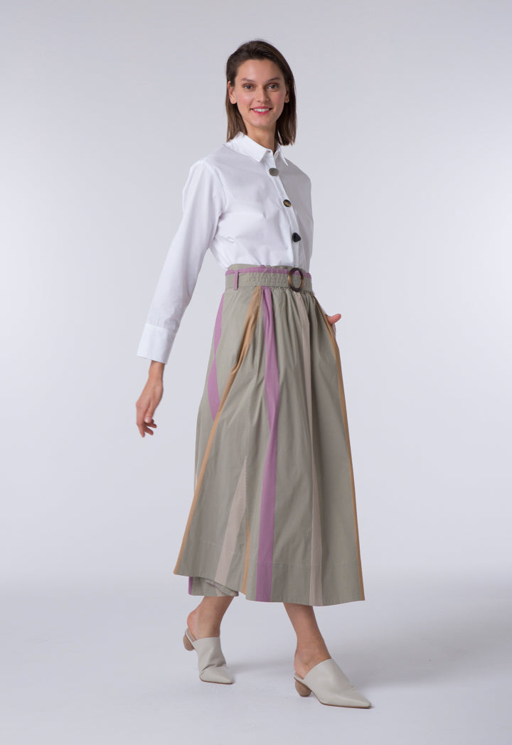 Plaid A-Line Skirt
