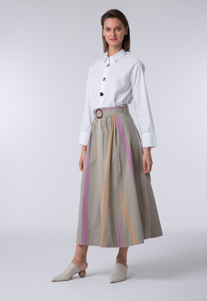 Plaid A-Line Skirt