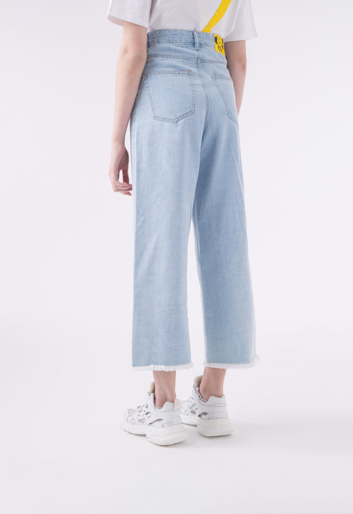 Minnie Mouse Frayed Hem Denim Jeans