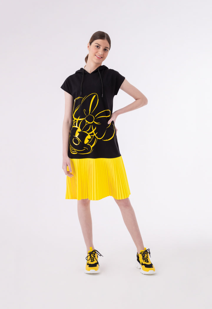 Minnie Mouse Hoodie Pleated Bottom Dress
