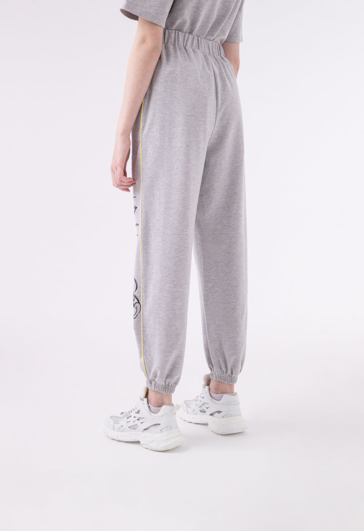 Minnie Mouse Melange Bias Tape Jogging Pants