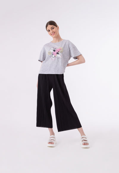 Minnie Mouse Melanged Fashion T-Shirt