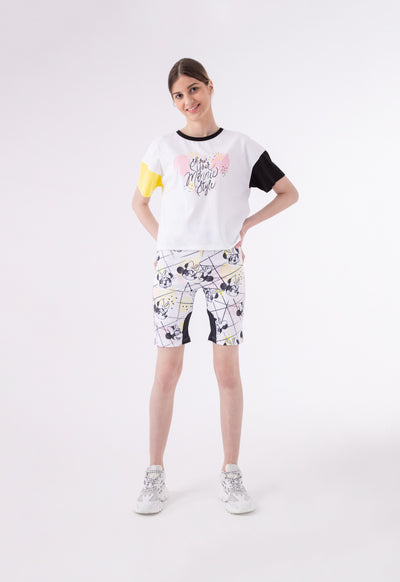 Minnie Mouse Printed Shorts