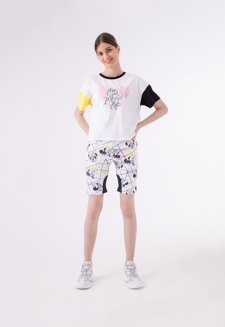 Minnie Mouse Printed Shorts