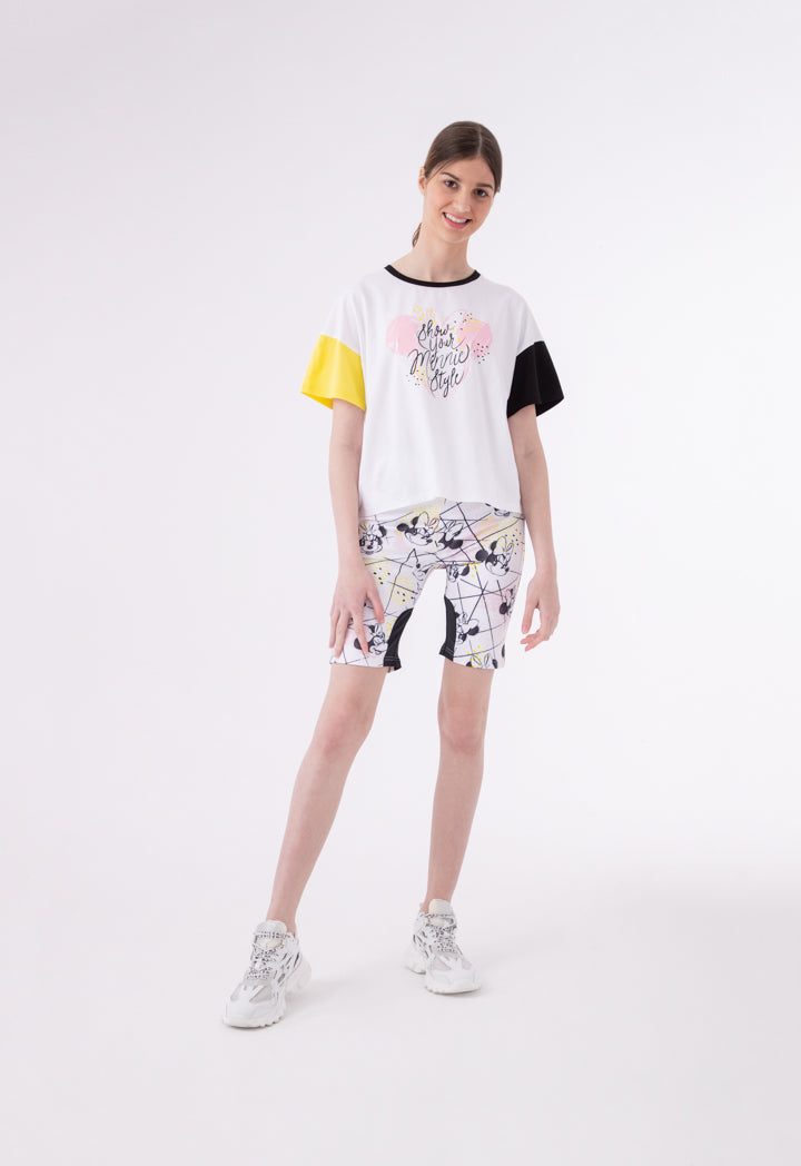 Minnie Mouse Printed Shorts